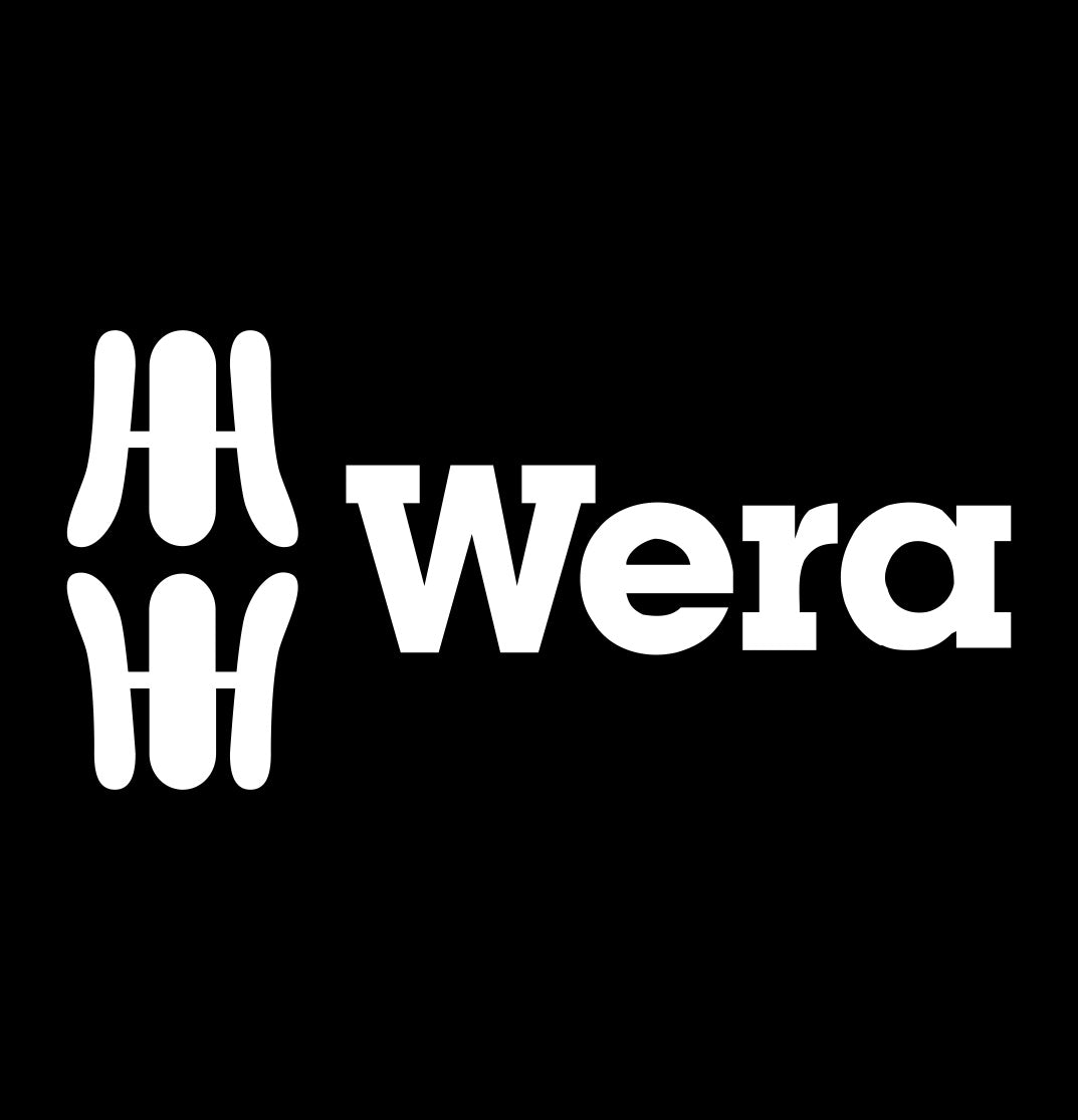 wera tools decal, car decal sticker