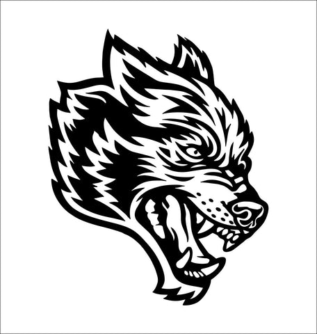 Wolf decal