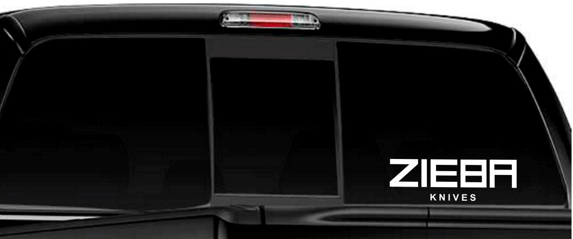 zieba knives decal, car decal sticker