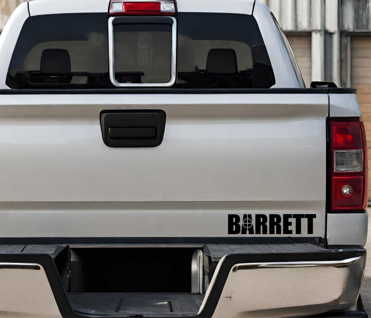 Barrett decal, sticker, firearm sticker