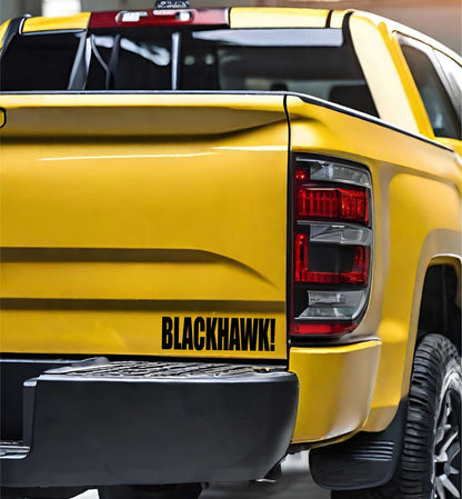 Blackhawk decal, sticker, firearm decal