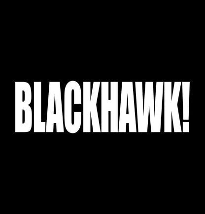 Blackhawk decal, sticker, firearm decal