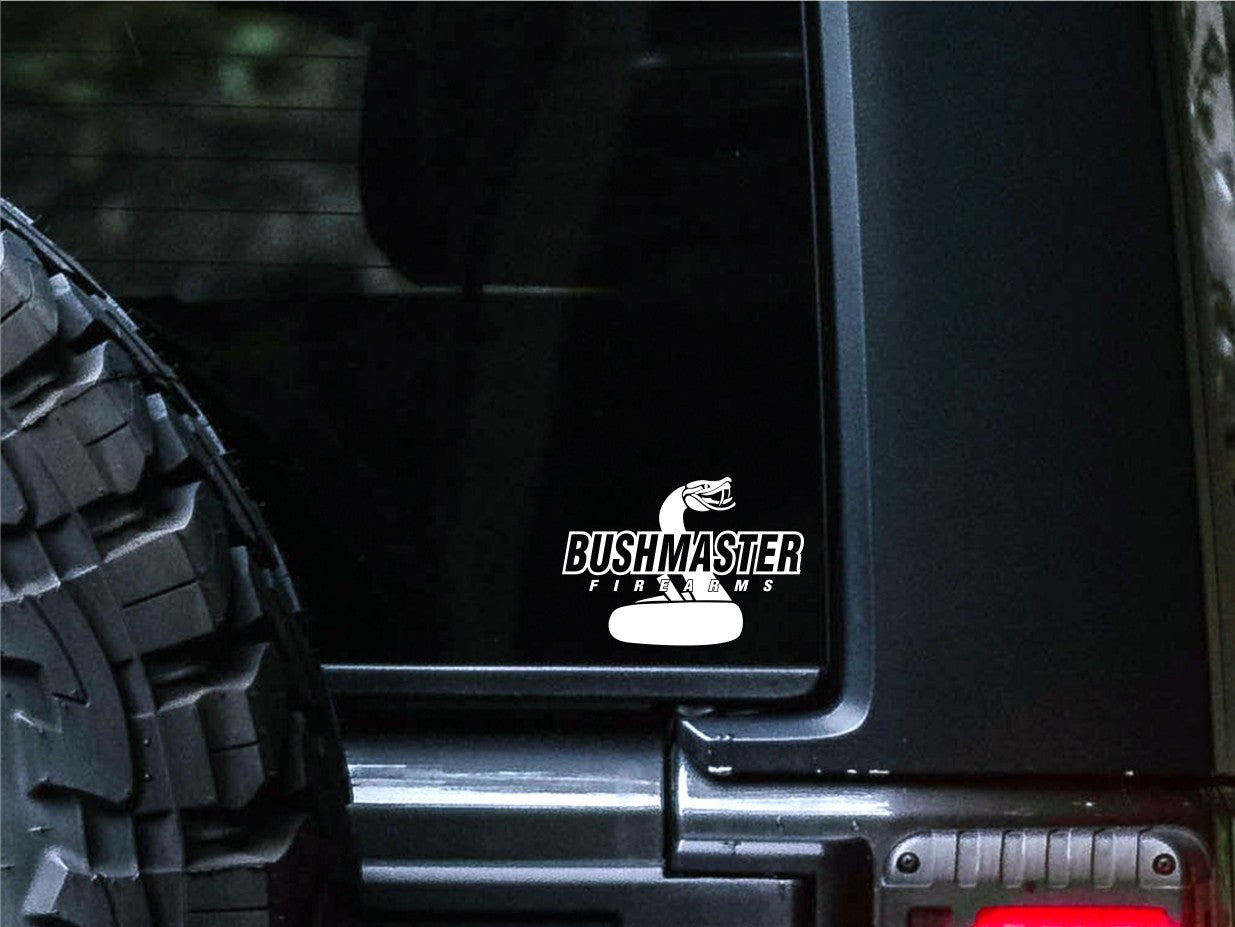 Bushmaster decal, sticker, firearm decal