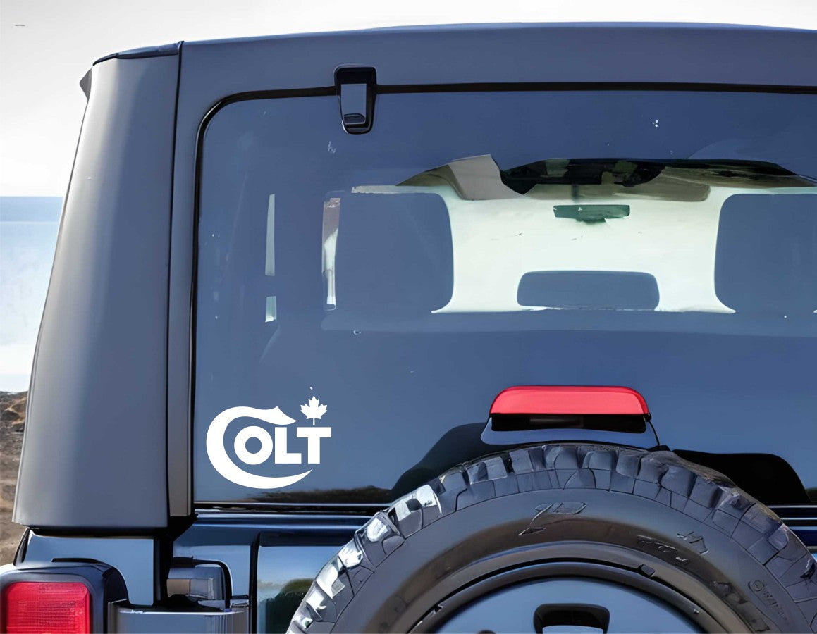 Colt Canada decal, sticker, firearm decal