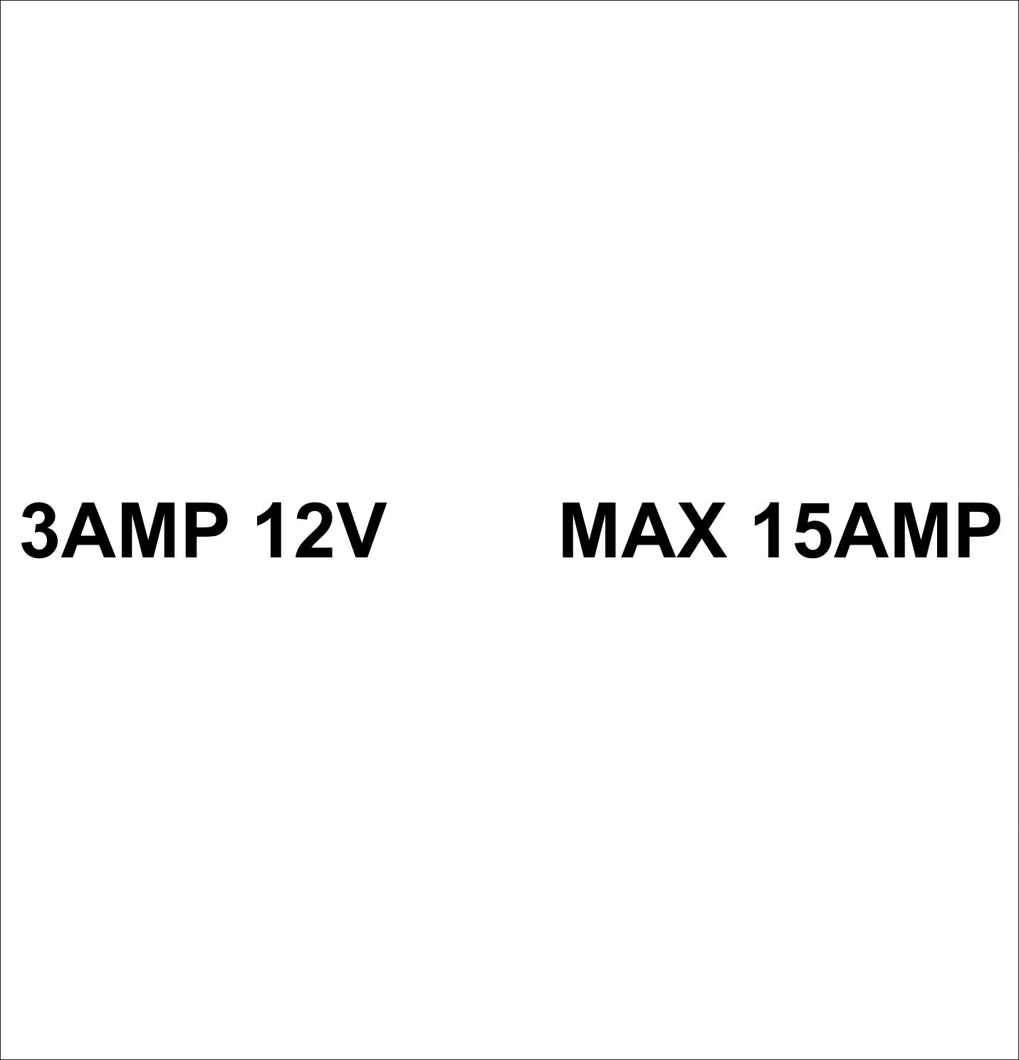 3 amp decal