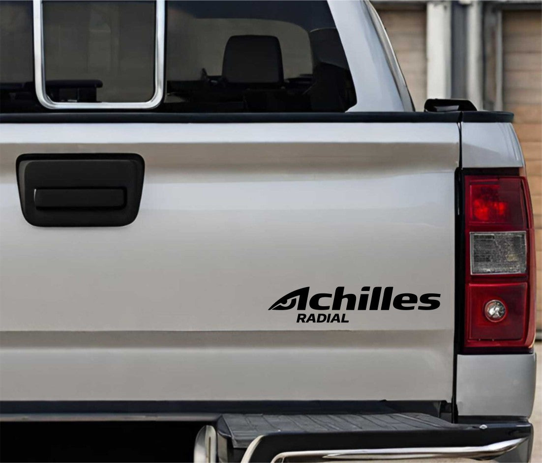 Achilles decal, performance decal, sticker