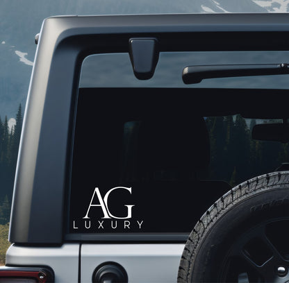 AG Luxury Wheels decal,sticker, car decal sticker