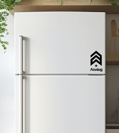 Analog Clothing decal, ski snowboard decal, car decal sticker