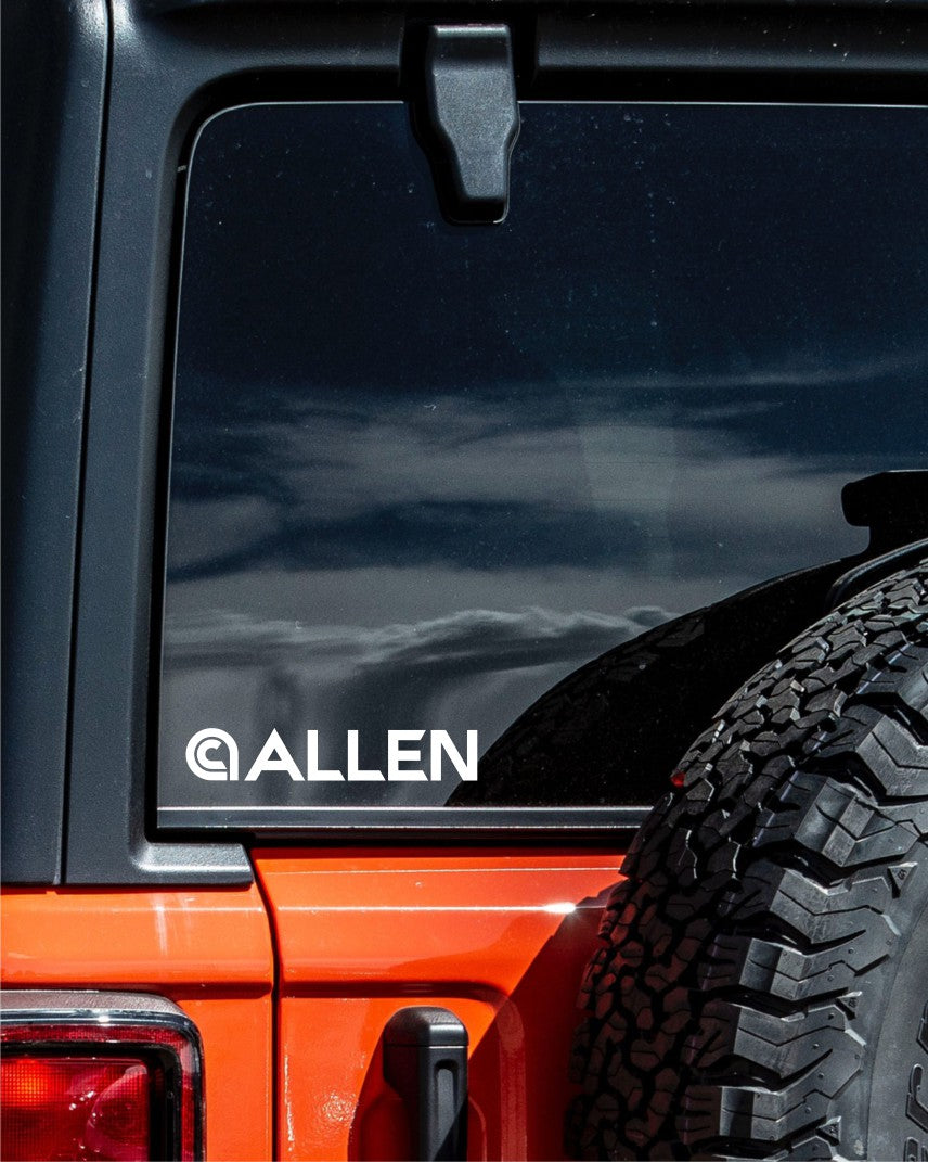 Allen reels decal, sticker, hunting fishing decal, car sticker