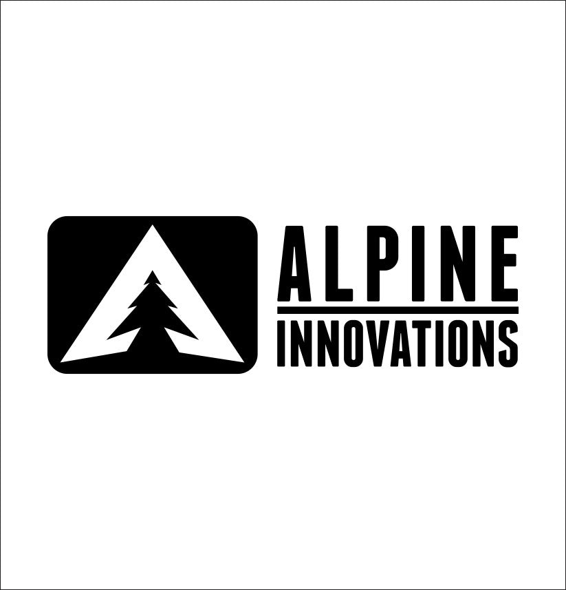 Alpine Innovations decal, sticker, hunting fishing decal, car sticker