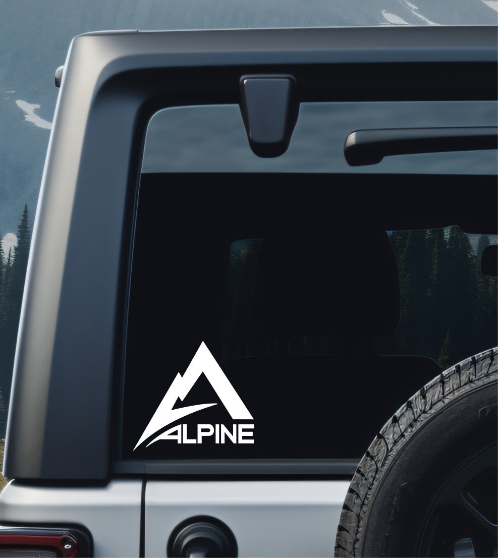 Alpine Innovations decal, sticker, hunting fishing decal, car sticker b