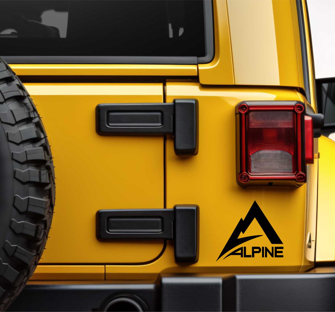 Alpine Innovations decal, sticker, hunting fishing decal, car sticker b