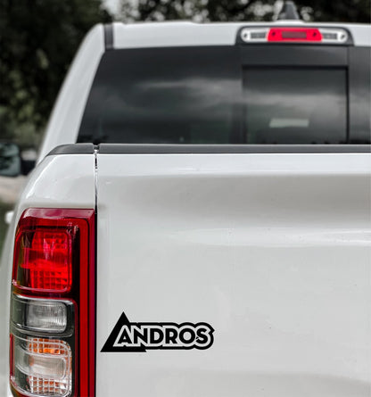 Andros Wheels decal, sticker, performance car decal sticker