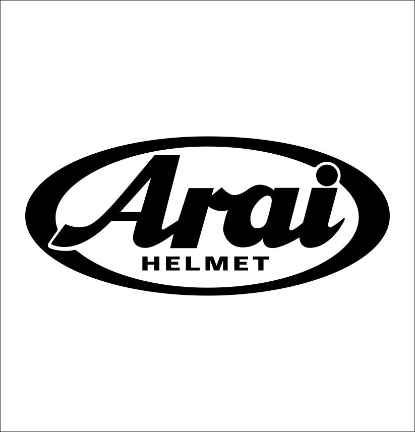 Arai helmet decal, sticker, car decal sticker