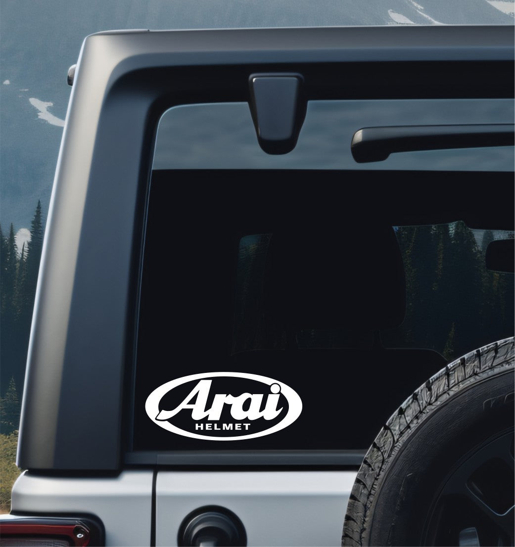 Arai helmet decal, sticker, car decal sticker