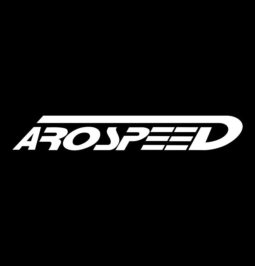 Arospeed decal, sticker, performance car decal, sticker