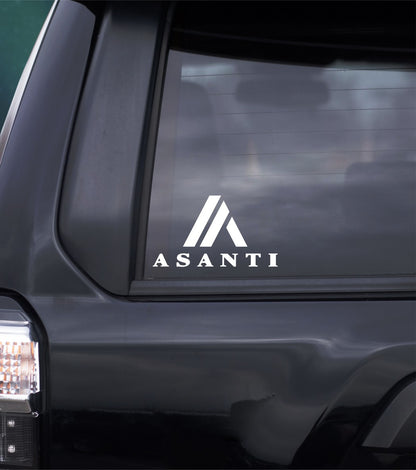 Asanti Wheels decal, sticker, performance car decal, sticker