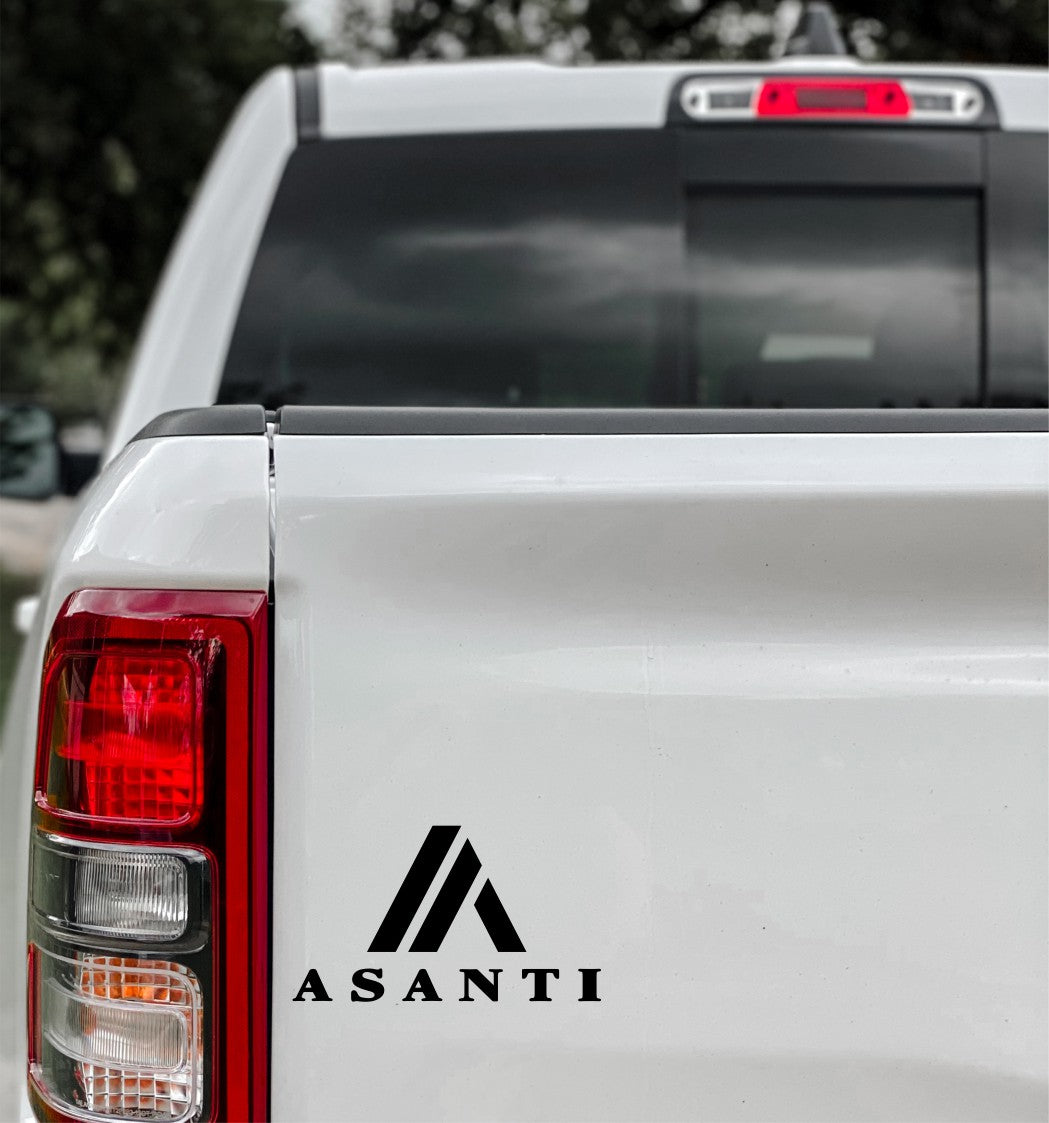 Asanti Wheels decal, sticker, performance car decal, sticker
