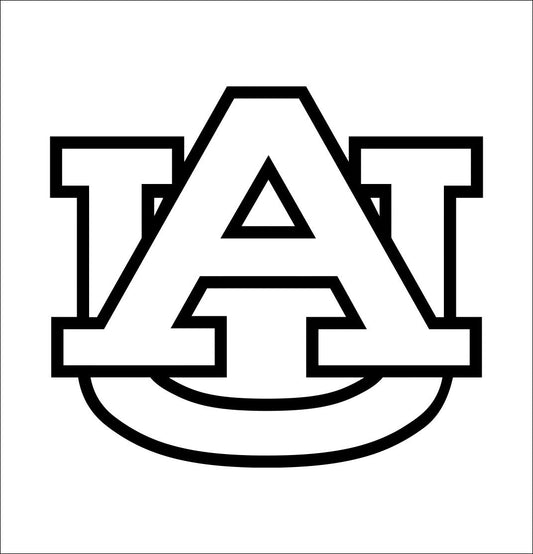 Auburn Tigers decal, car decal sticker, college football