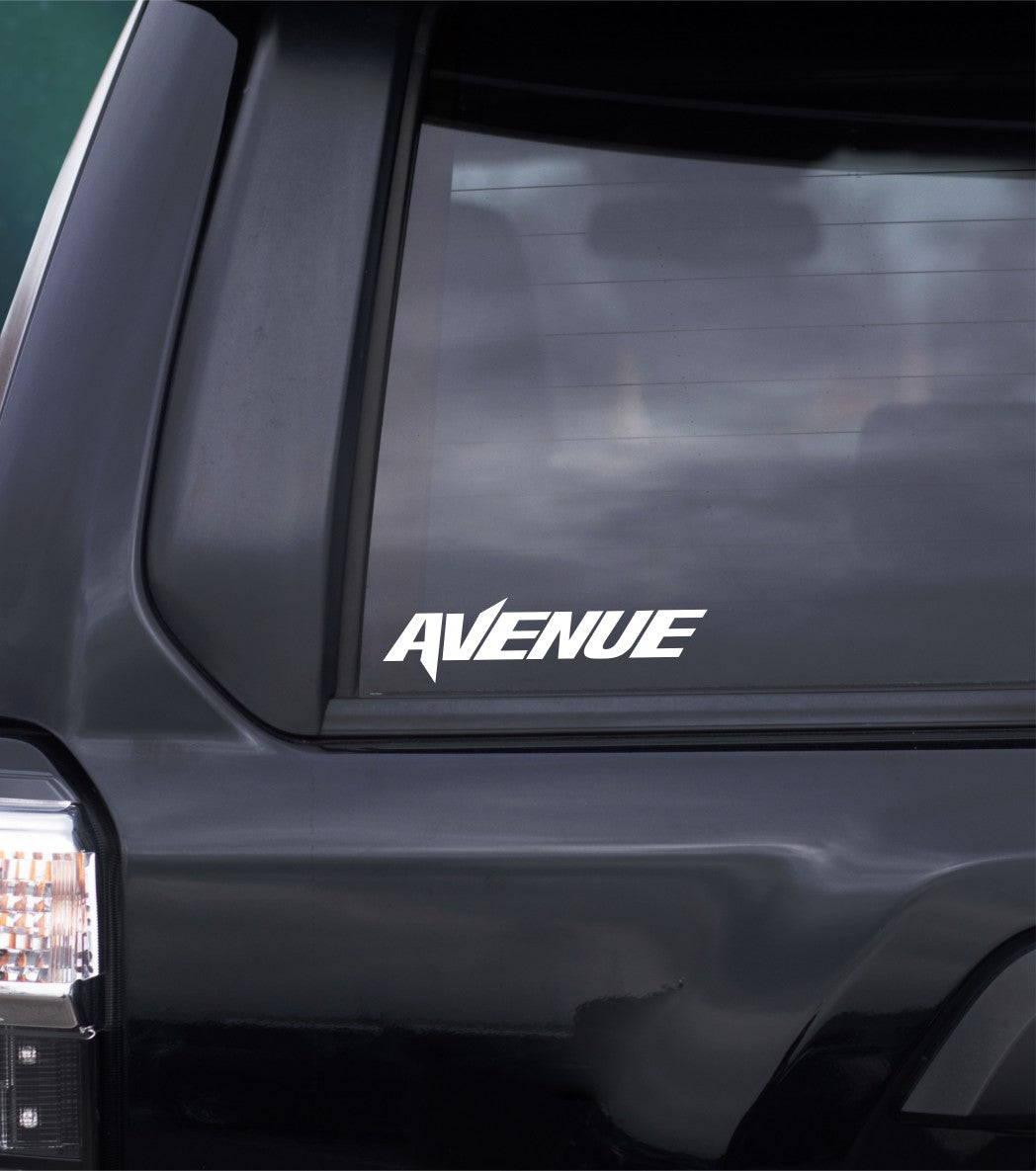Avenue Wheels decal, sticker, car decal sticker