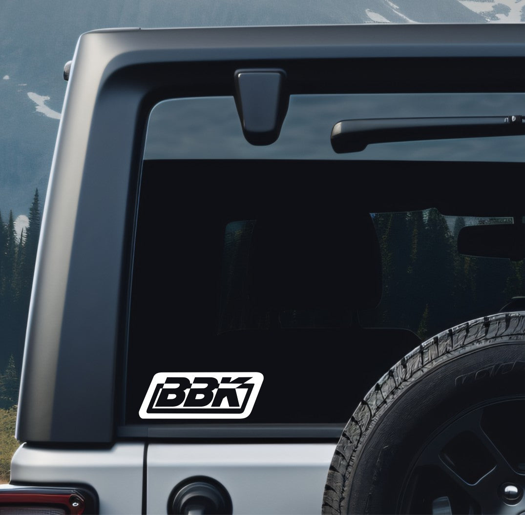 BBK decal, sticker, car decal b