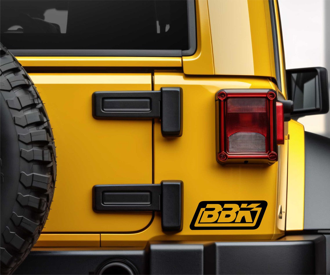 BBK decal, sticker, car decal b