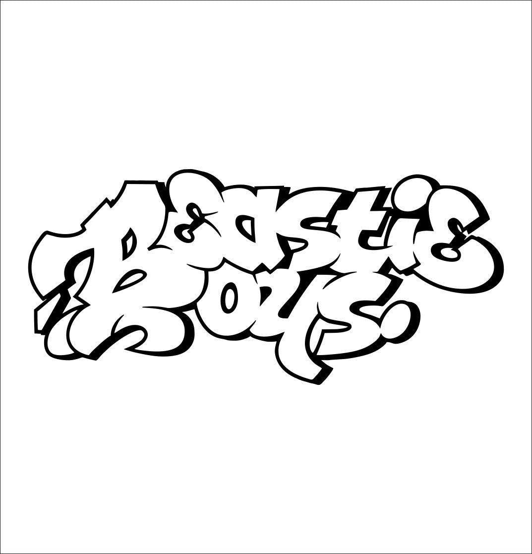 beastie boys decal, sticker b