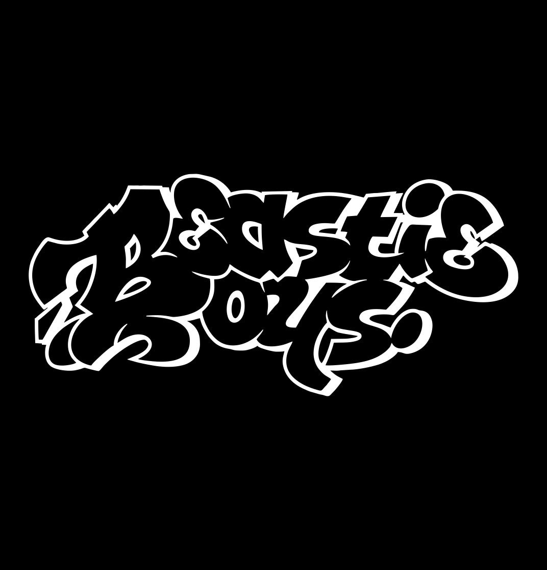 beastie boys decal, sticker b