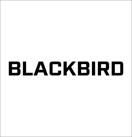 Blackbird decal