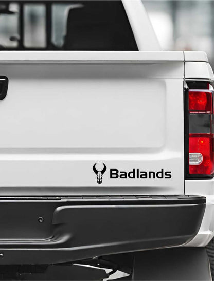 Badlands packs decal, sticker, fishing hunting decal, car sticker b