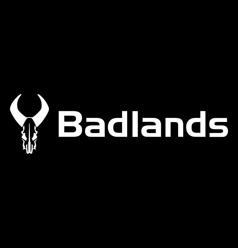 Badlands packs decal, sticker, fishing hunting decal, car sticker b