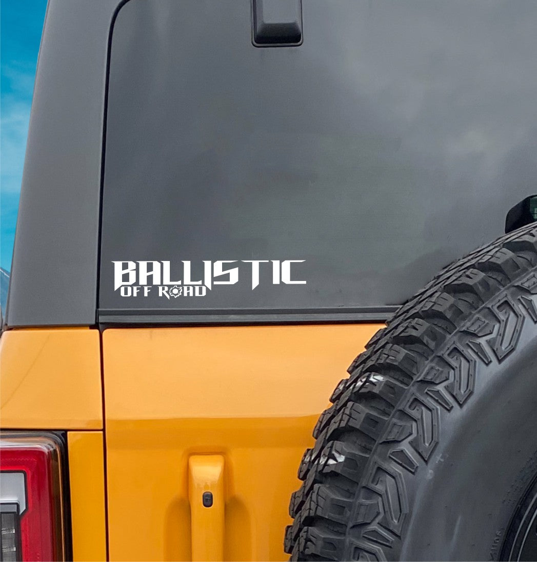 Ballistic Off Road decal, sticker, performance car decal, sticker