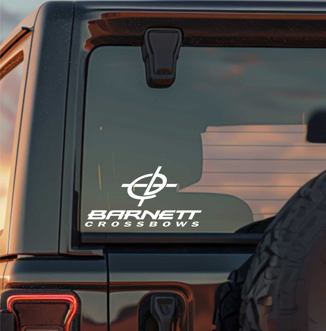 Barnett Crossbows decal, sticker, fishing hunting decal, car sticker