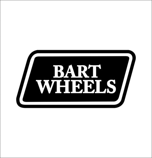 Bart Wheels decal, sticker performance car decal sticker