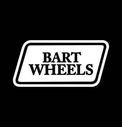 Bart Wheels decal, sticker performance car decal sticker