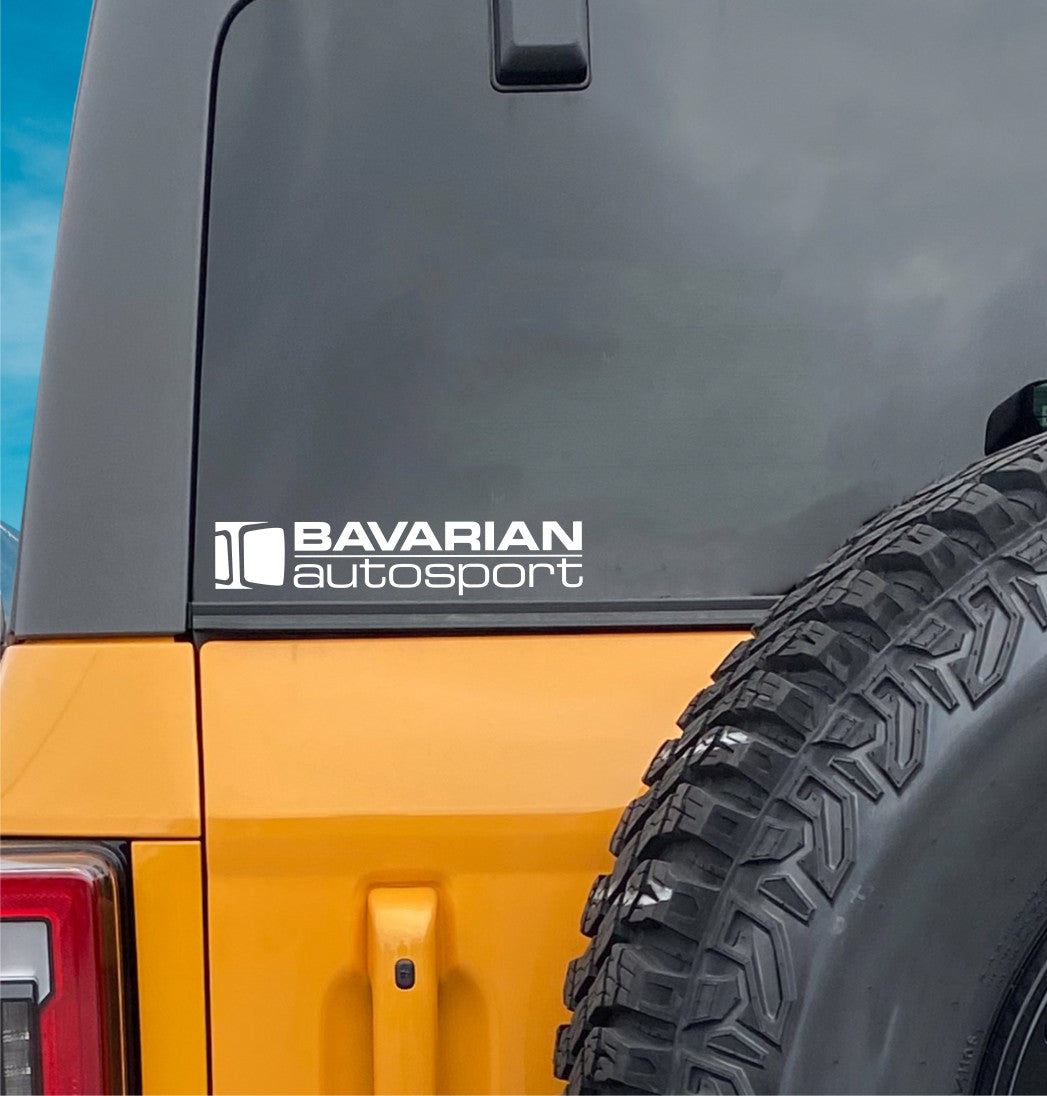 Bavarian Autosport decal, sticker performance sticker, decal decal