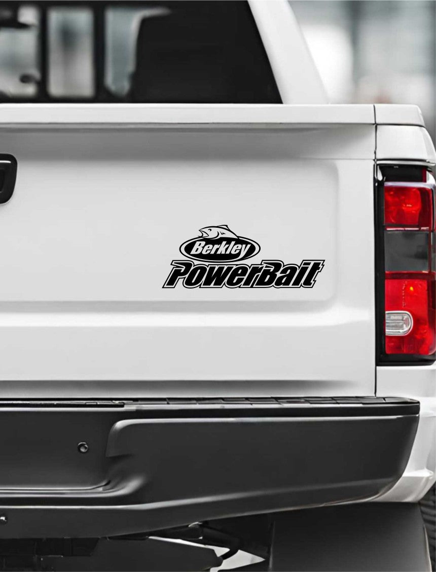 Berkley powerbait decal, sticker, hunting fishing decal, car sticker