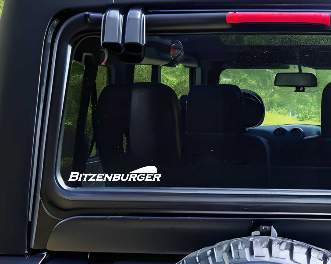 Bitzenburger decal, sticker, hunting fishing decal, car sticker