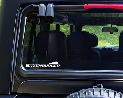 Bitzenburger decal, sticker, hunting fishing decal, car sticker