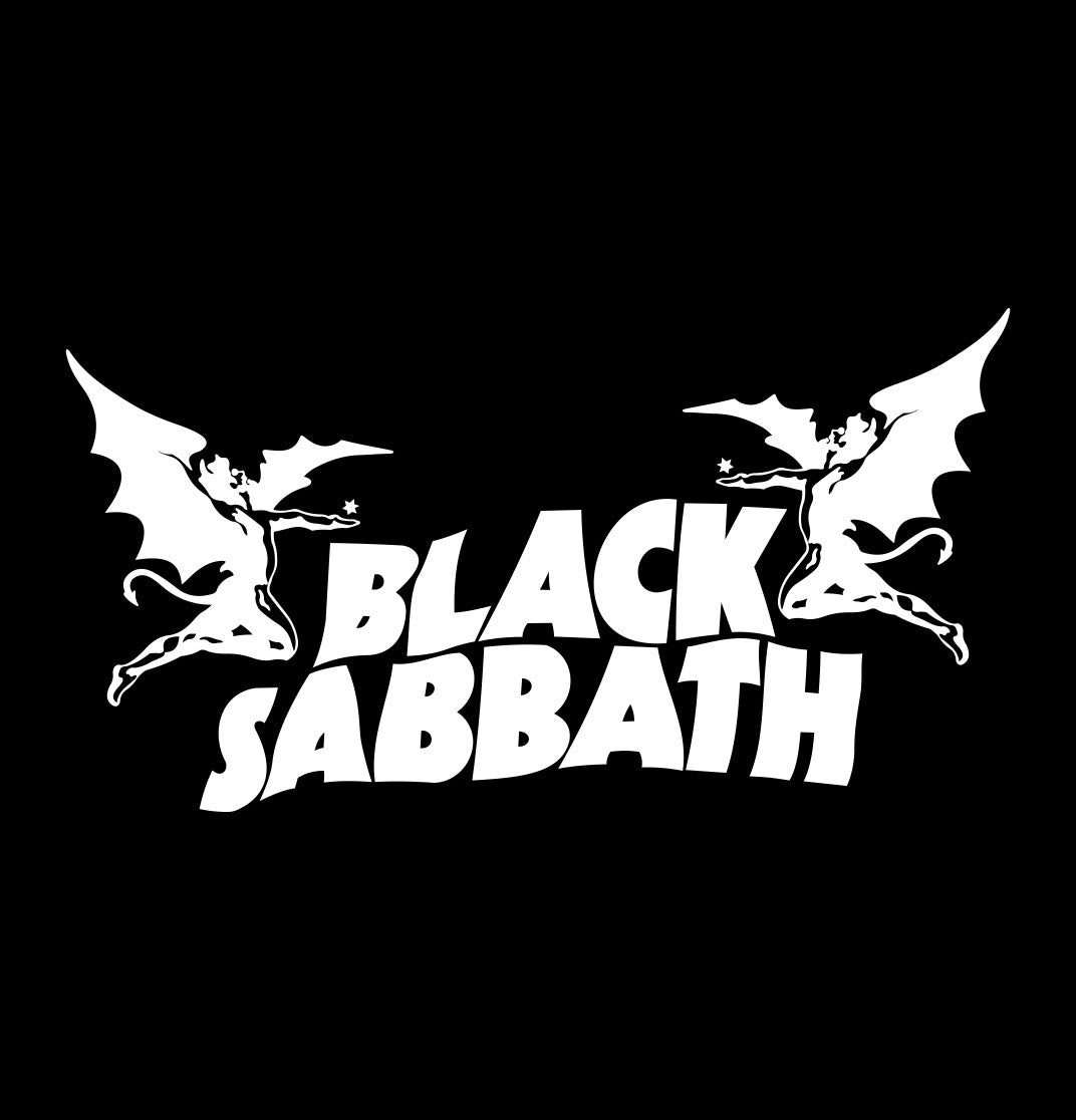 black sabbath band decal, stickerB