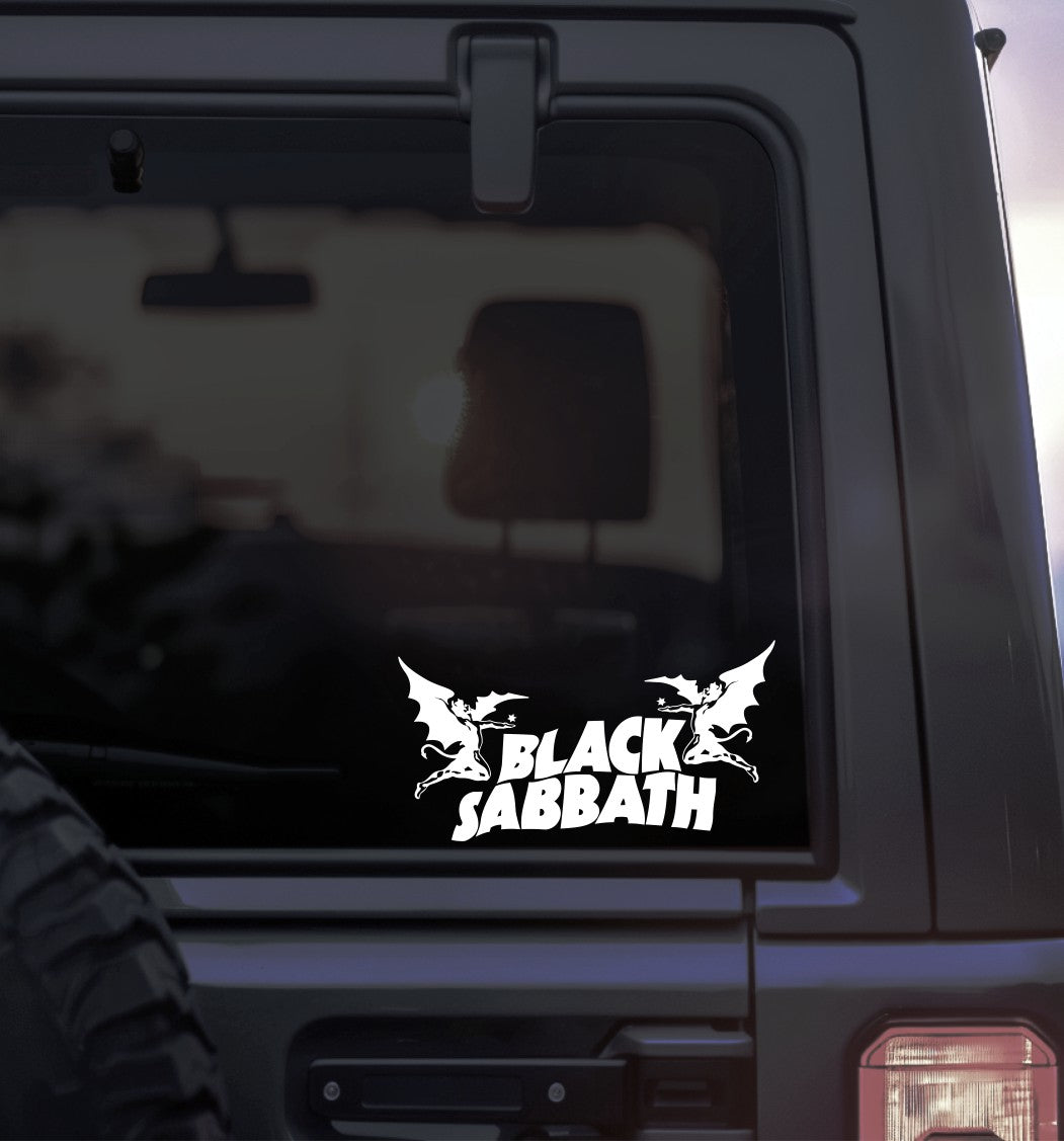 black sabbath band decal, sticker