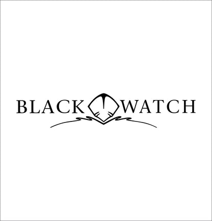 Black Watch Boats decal, sticker, fishing hunting decal, car sticker