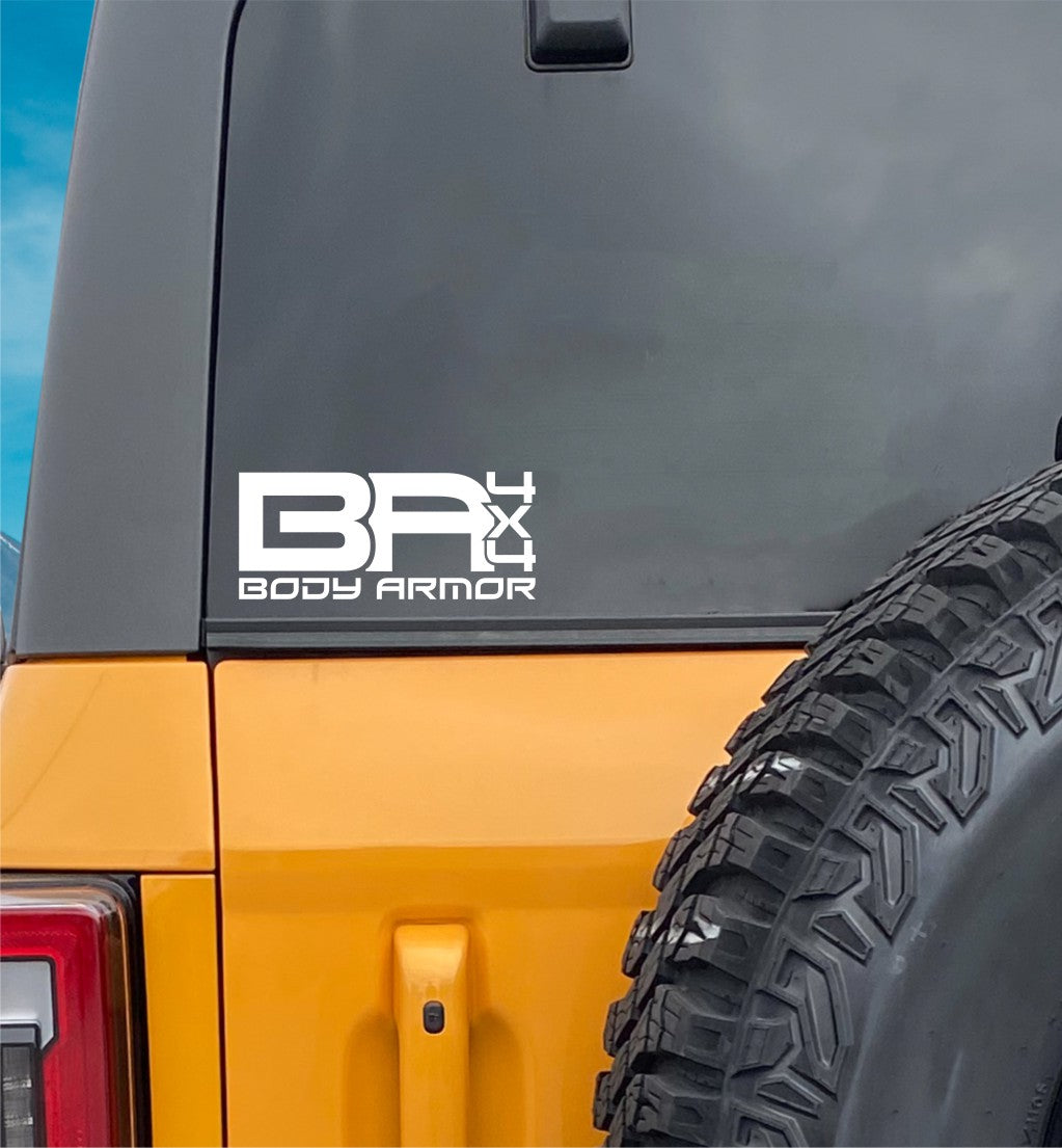 Body Armor decal, sticker, performance decal, car sticker