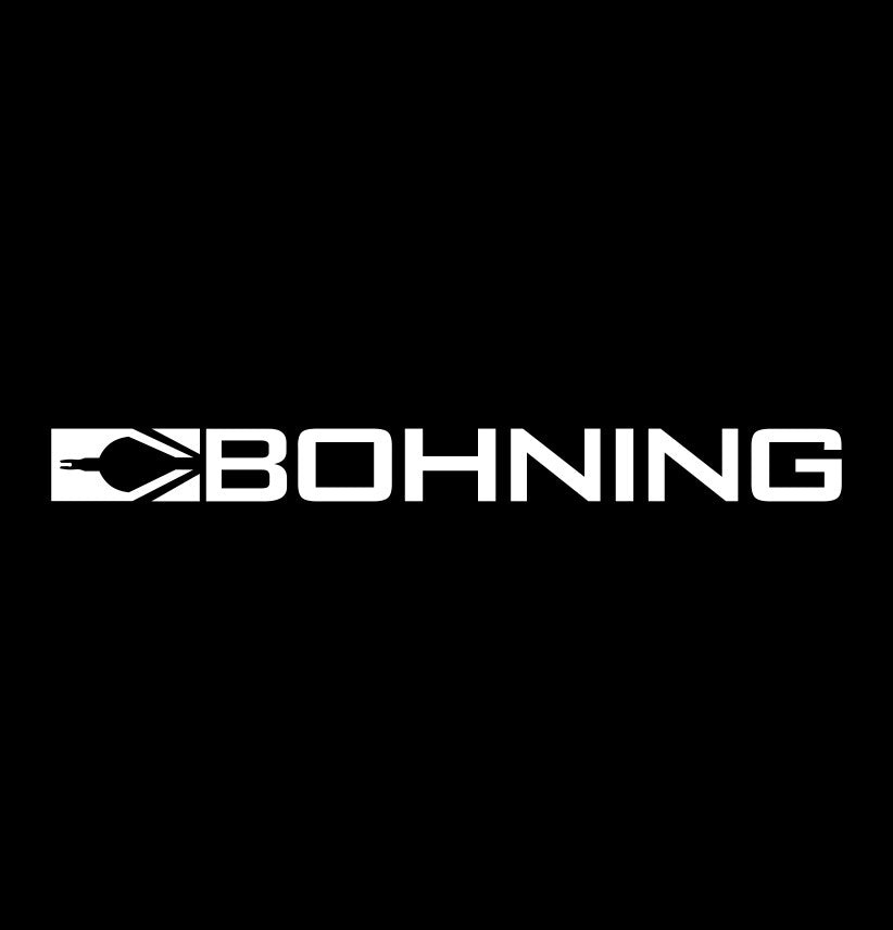 Bohning decal sticker, hunting fishing decal, car sticker