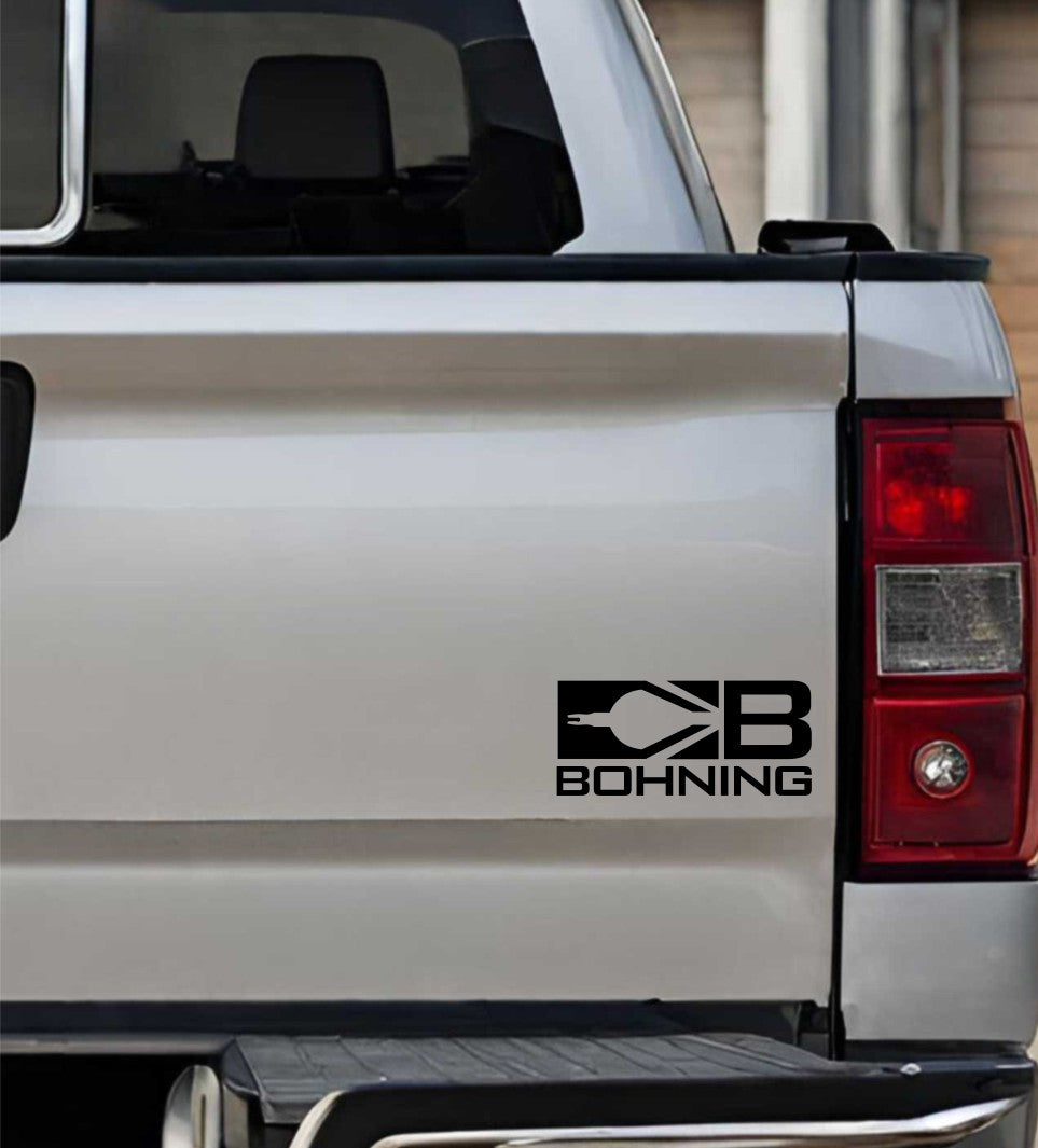 Bohning decal sticker, hunting fishing decal, car sticker b