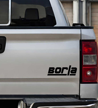 Borla exhaust decal, sticker, performance decal, car sticker