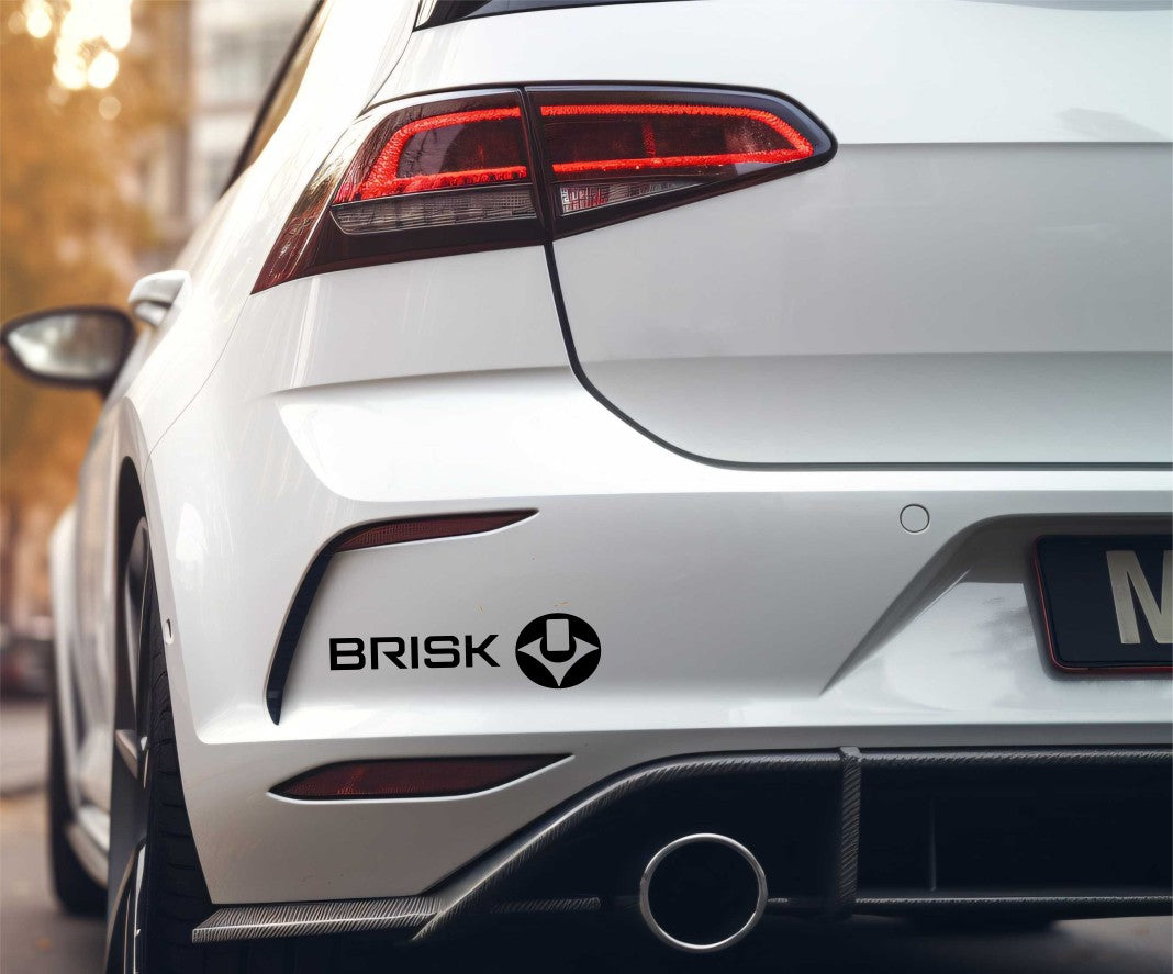 Brisk decal, sticker, performance decal, car sticker