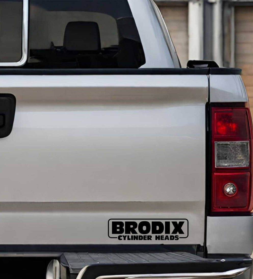 Brodix Cylinder Heads decal sticker, performance decal, car sticker