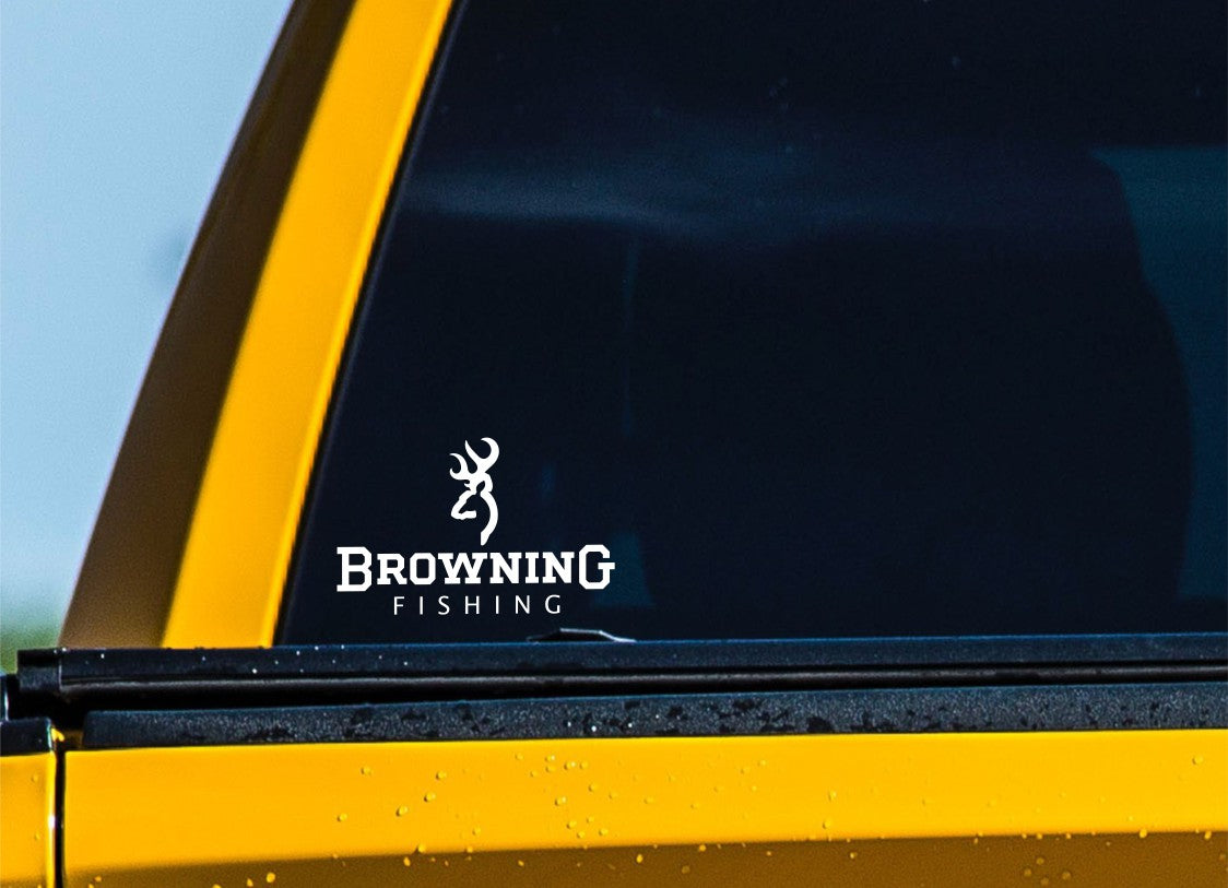 Browning Fishing decal, sticker, hunting fishing decal, car sticker