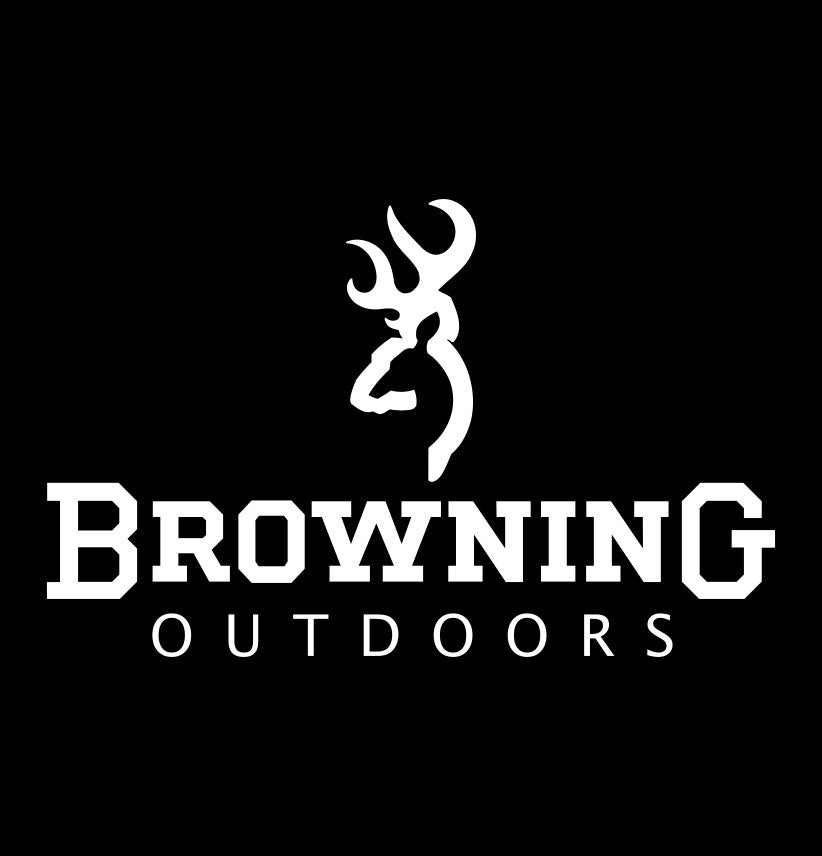 Browning Outdoors decal, sticker, hunting fishing decal, car sticker